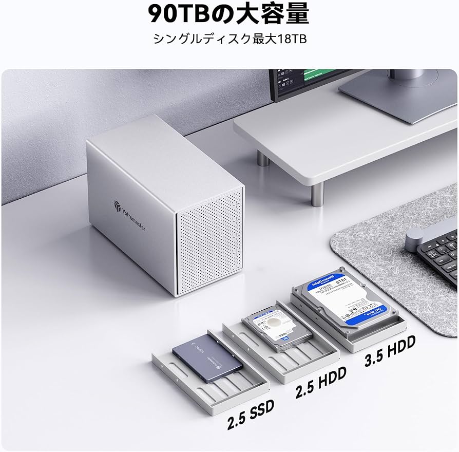 Amazon.co.jp: Yottamaster (5Bay) HDDケース 3.5インチ USB3.0 Type-B