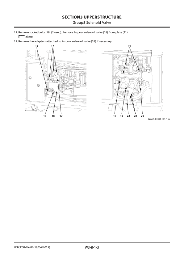Hitachi ZX26U-6 Mini Excavator Service Repair Manual