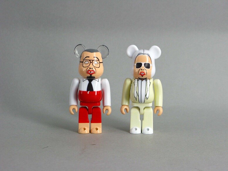 バランスおじさんとベンジャミン・ボーナスのBE@RBRICK。 [画像
