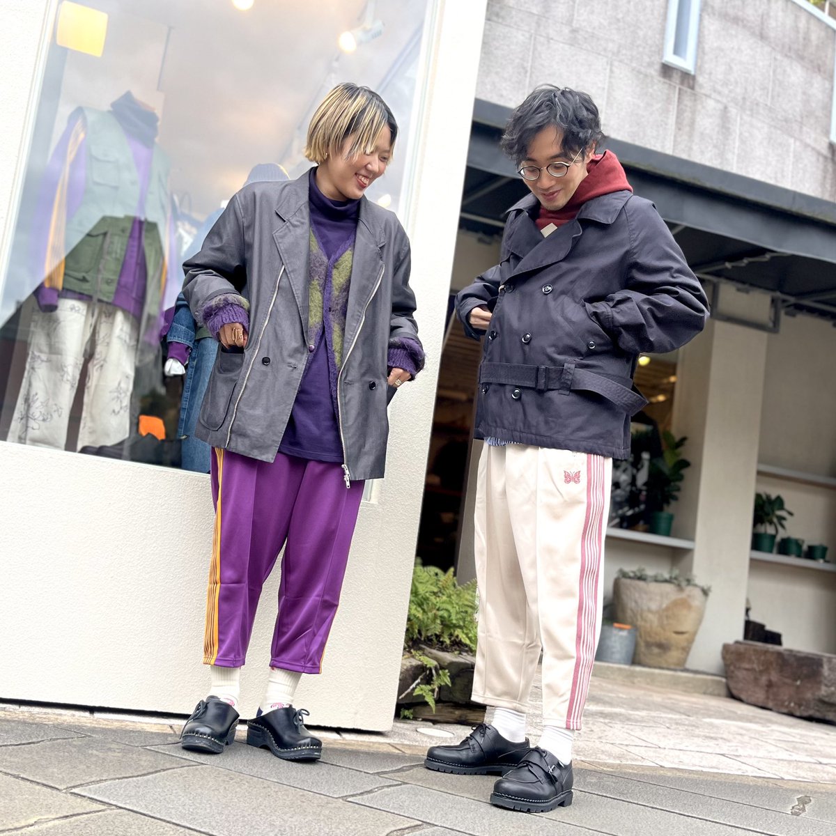 🪡🪡🆕✨💫🦋 NEEDLES定番のトラックシリーズより ジョッパーパンツが