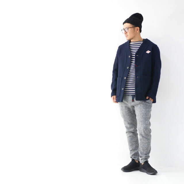 DANTON [ダントン] M/WOOL MOSSER NOCOLLAR JACKET ウールモッサー