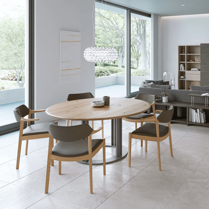 カンディハウスのダイニングラウンドテーブル9種：著名なデザイナー