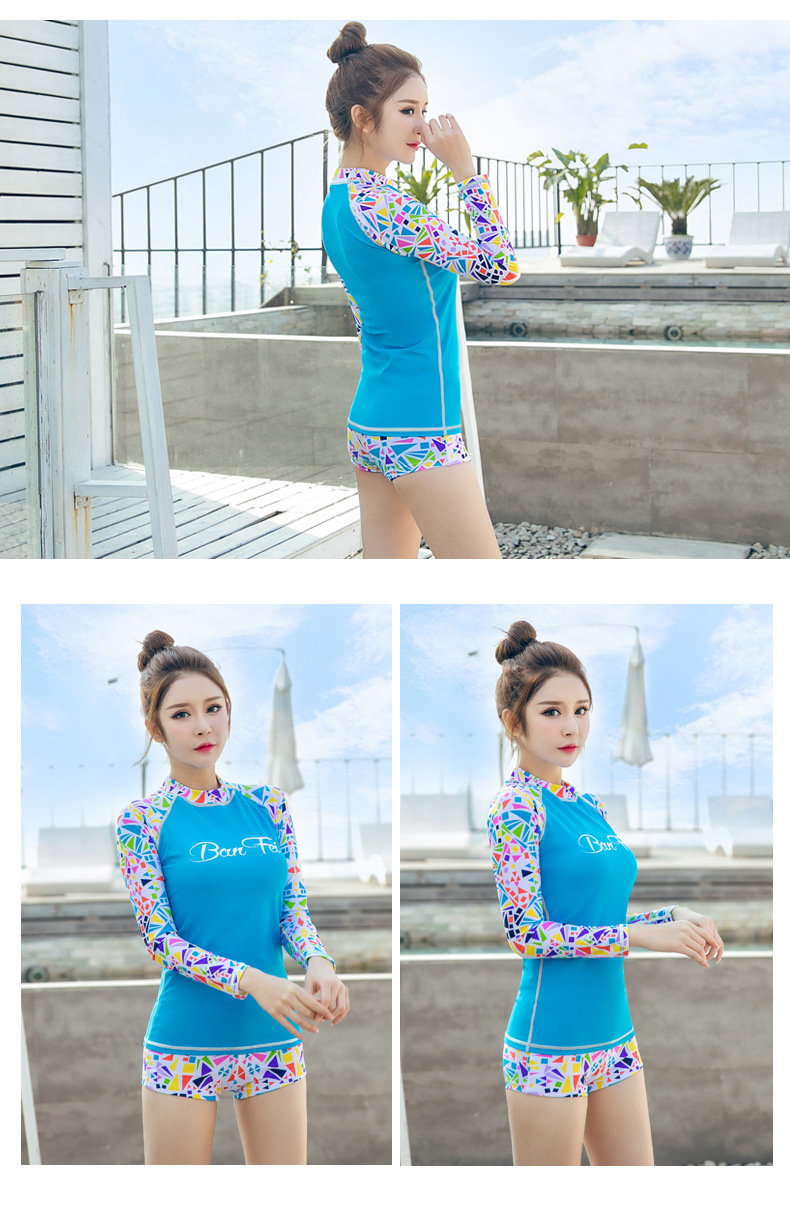 SUCCUL（サクル） 水着 レディース ラッシュガード サーフパンツ 上下