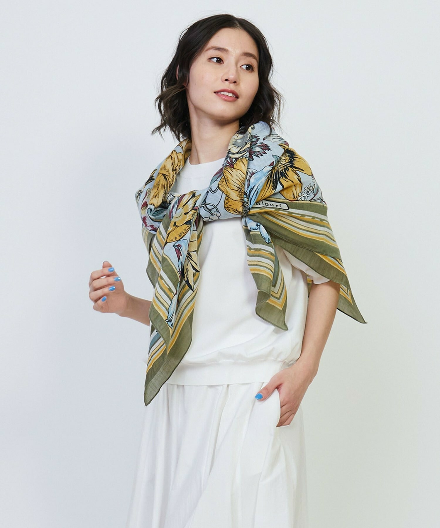 manipuri 別注カラー大判ストール｜BIGI online store - ビギ