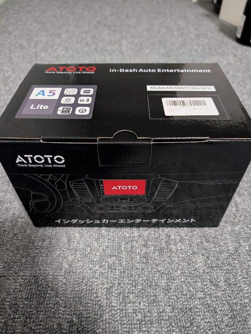 【開封済み未使用品】ATOTO A5 Lite 7インチディスプレイオーディオ A5LG2A7T 2DINオーディオ一体型 Androidカーナビ、7インチディスプレイ