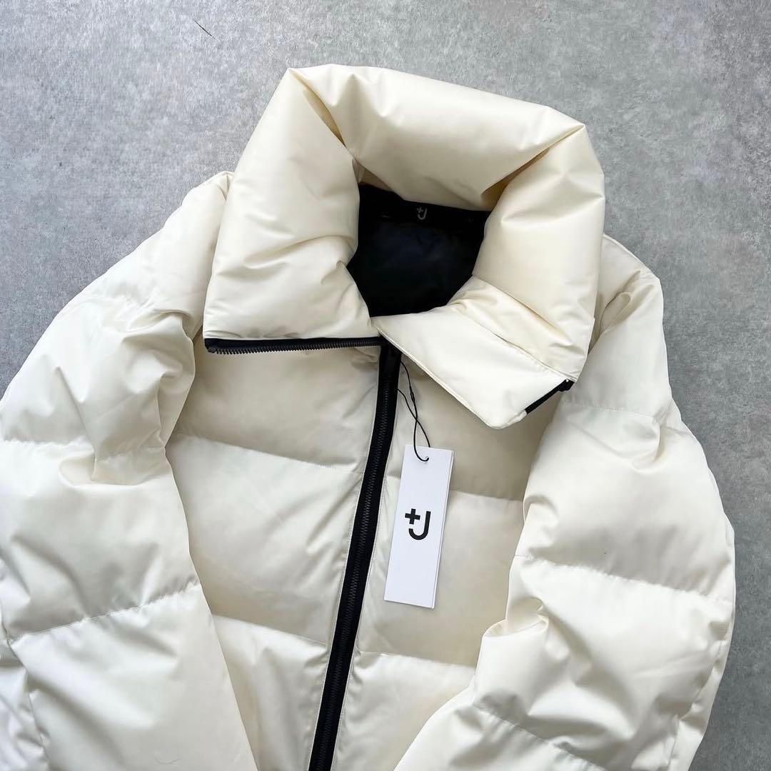 UNIQLO +J ダウンボリュームジャケット OFF WHITE XS 白 ユニクロ】「＋J」の白ダウンを買ったライターのリアル着回し | VERY