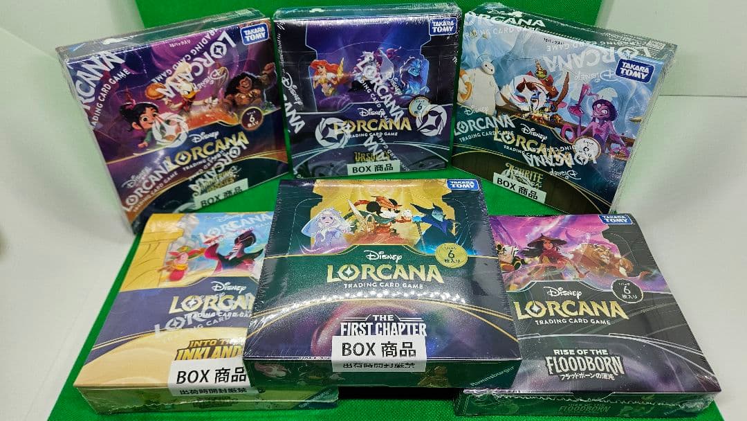 ディズニーロルカナ　Disney Lorcana 6ボックスセット タカラトミー（TAKARA TOMY） ロルカナ ディズニー BOX ブースター