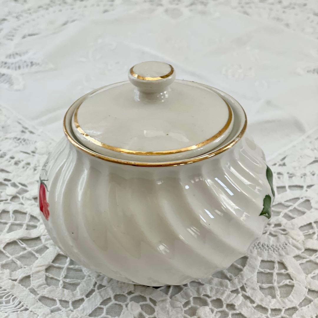 フランスアンティーク LUNEVILLE 陶磁器製シュガーポット - メルカリ