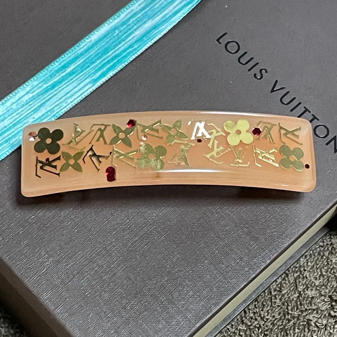 【正規品】Louis Vuitton クルーズライン バレッタ・ピンク・箱付き LOUIS VUITTON（ルイ・ヴィトン） （美品）ルイ ヴィトン バンドー LV