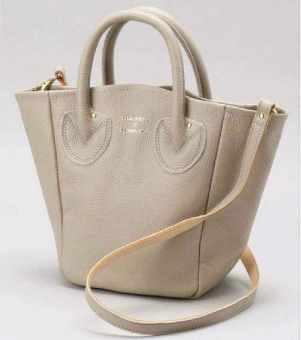 【極美品】YOUNG&OLSEN プチレザートート　2way ベージュ ヤングアンドオルセン プチ レザートート – YOUNG & OLSEN The