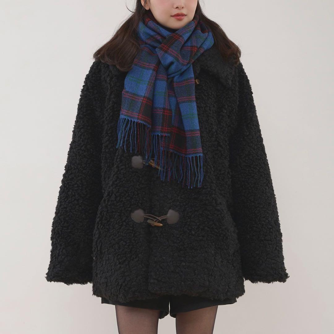 MUHET プードルシャギーダッフルコート 古着 Sサイズ poodle shaggy duffle coat / プードルシャギーダッフルコート（その他
