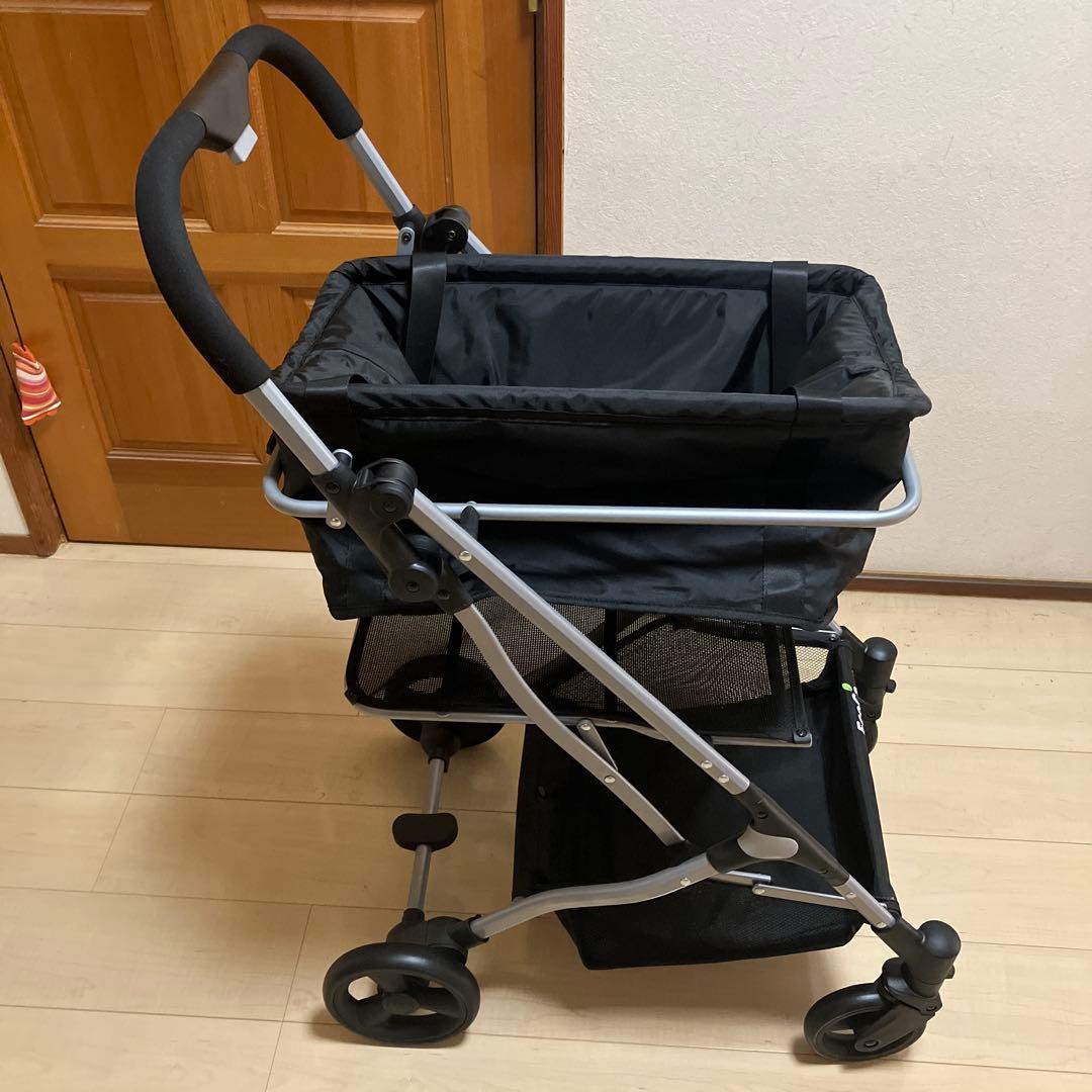 折りたたみ式ショッピングカート 黒 ☆ ブレイクブラック ショッピングカート 折りたたみ 通販 おしゃれ