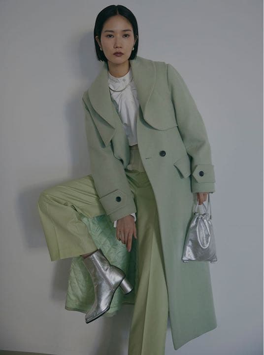 UND VEST SET WOOL COAT/Ameri VINTAGE - メルカリ