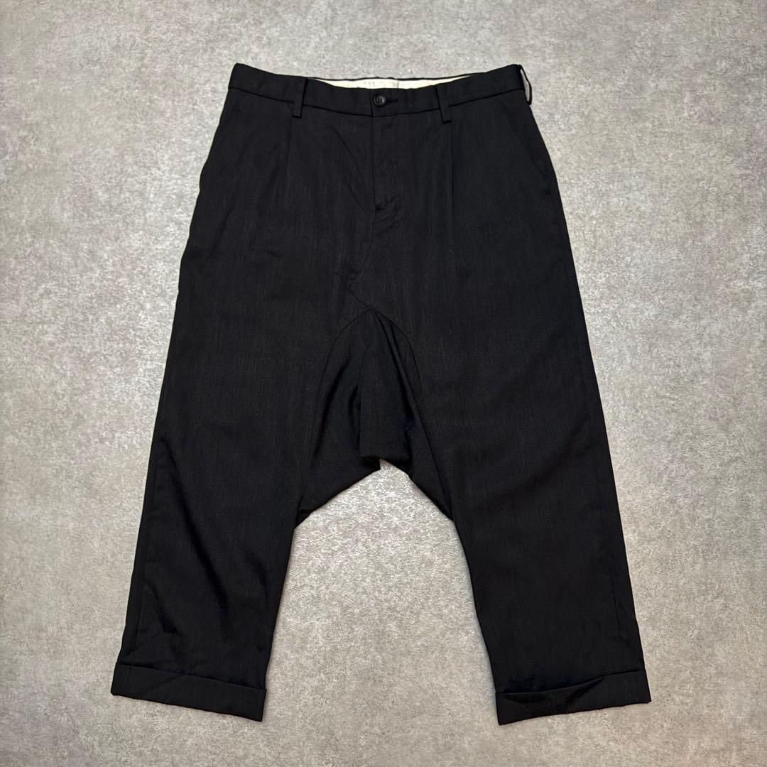 パンツ GANRYU COMME des GARCONS sarrouel pants F2 SARROUEL PANTS BLACK - FUMITO GANRYU(フミト ガンリュウ