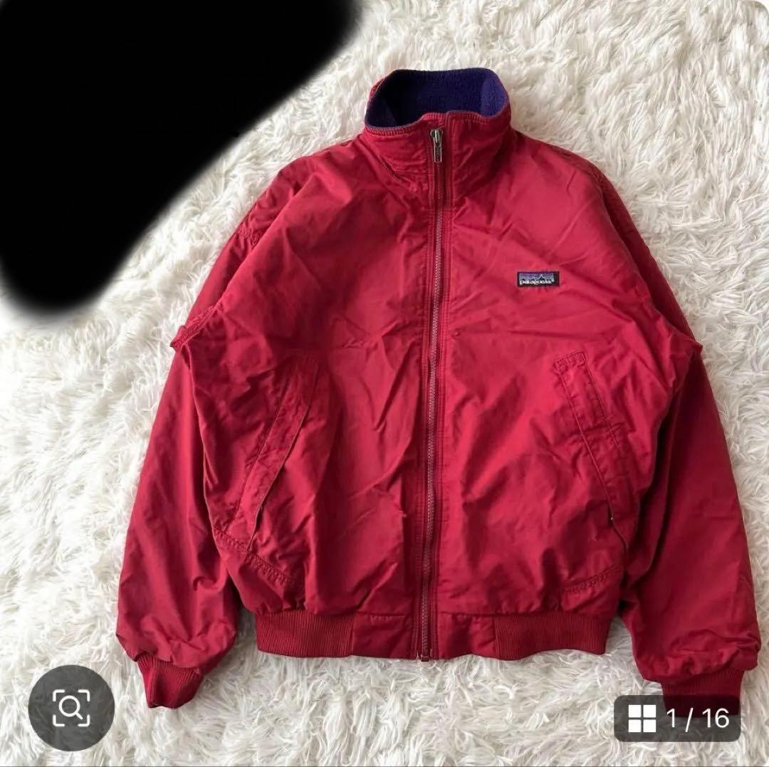 い*う様 Patagonia 赤 ナイロンジャケット USA製 90s 90年代 パタゴニア アウトドア ナイロンジャケット | ヴィテージ
