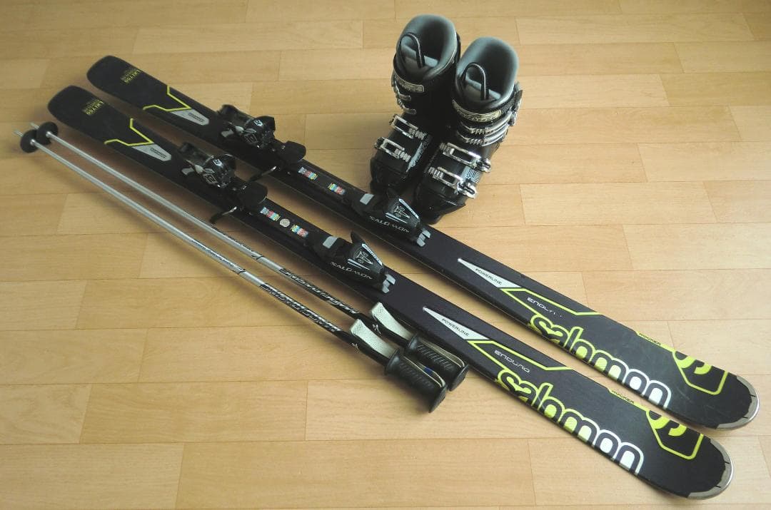 ■1月限定■送料無料■サロモン■メンズスキーセット■160/26.5■メンテ付■ SALOMON（サロモン） 【5日限定！全品P10倍！】SALOMON スキー板