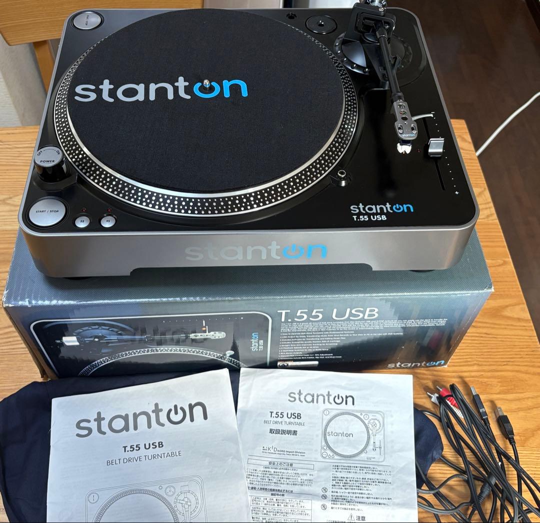 Stanton T.55 USB ターンテーブル　DJ機器　レコードプレイヤー Stanton Record player t.55 USB – Big Reuse