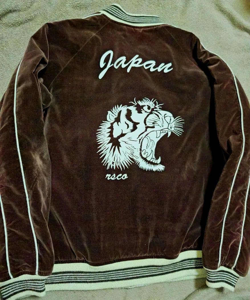 90s Rsco 日本限定虎 2面用 別珍とサテン スカジャン unisex 90s Rsco 日本限定虎 2面用 別珍とサテン スカジャン unisex - メルカリ