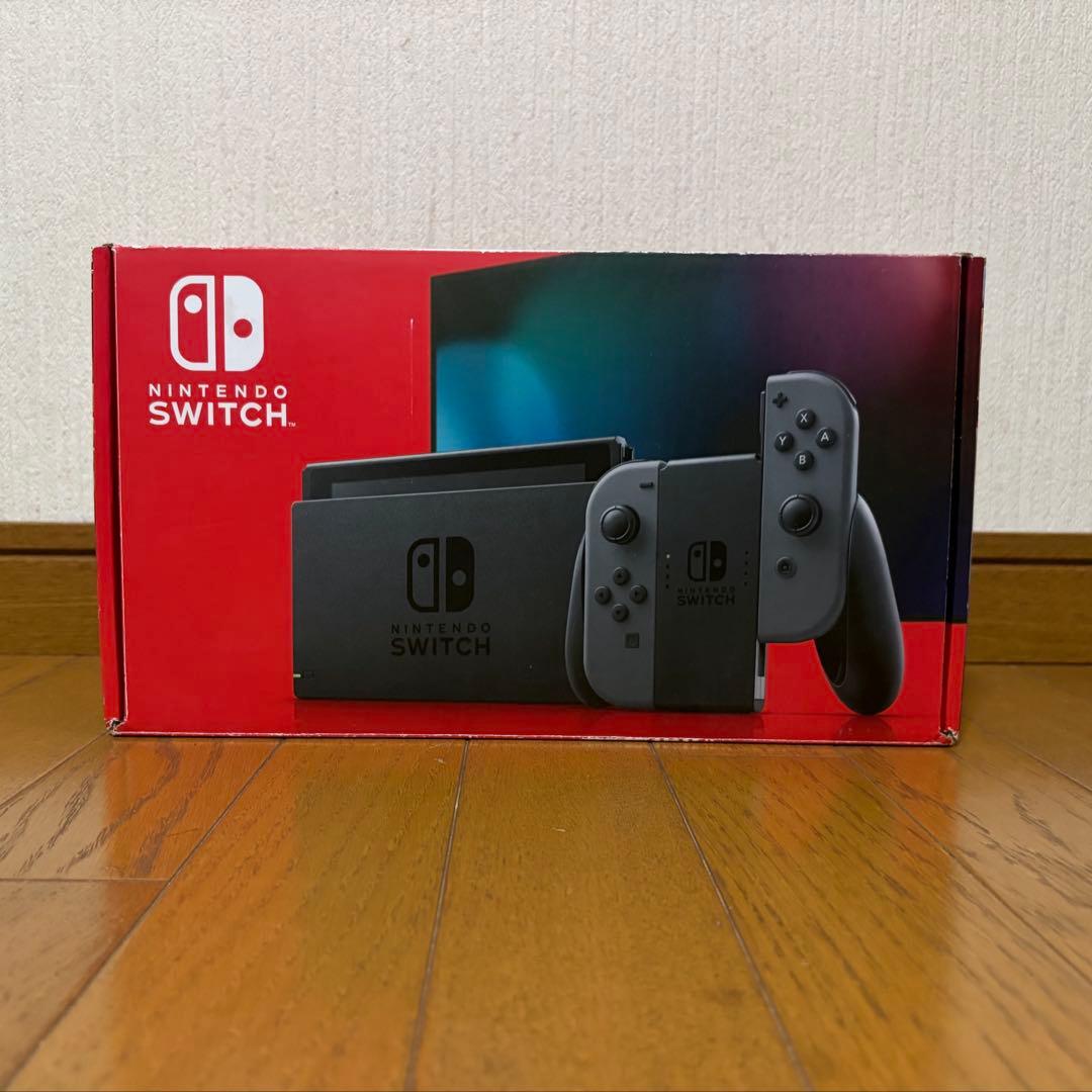【26日まで！】Nintendo Switch 本体 グレー バッテリー強化型 美品】 バッテリー強化版 Nintendo Switch本体 グレー｜Yahoo!フリマ