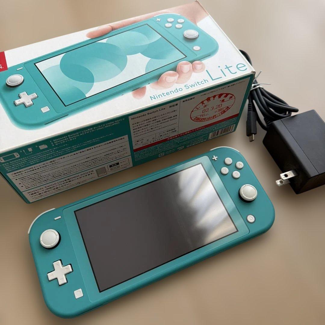 Nintendo Switch Lite ターコイズ 本体＋箱＋充電器 Nintendo Switch 『新品』Nintendo Lite [ターコイズ] 任天堂 スイッチ