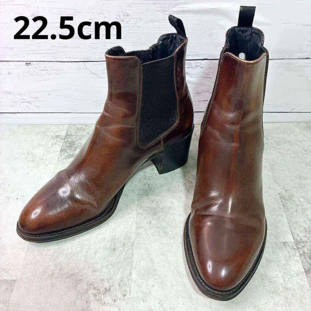希少✨Church’s（チャーチ） サイドゴアブーツ レザー 22.5 ブラウン 中古・古着通販】CHURCH'S (チャーチ) チェルシーサイドゴアブーツ