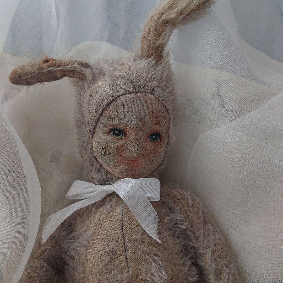 イギリスアンティーク　クロスフェイスドール　グレー　モヘア　バニードール 公式在庫】TinyFox 闇森の守り人 オオカミ少女アンナ 1/4スケールMJD