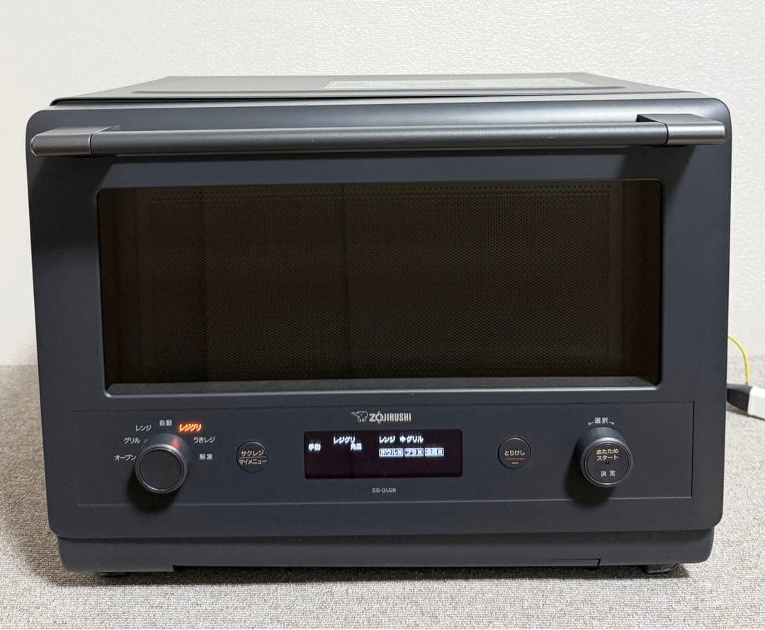 象印 オーブンレンジ ES-GU26 ブラッ 動作保証 ユアサプライムス.com｜象印 オーブンレンジ 26L エブリノ ES-GU26-BM