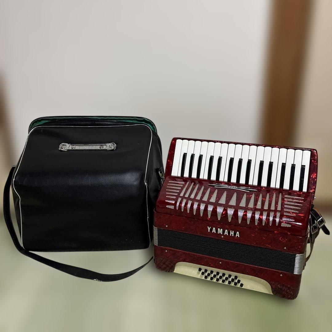 ヤマハ　YAMAHA アコーディオン　ピアノ　鍵盤　楽器　演奏　赤　ソフトケース Yahoo!オークション -「yamaha」(アコーディオン) (鍵盤楽器)の落札