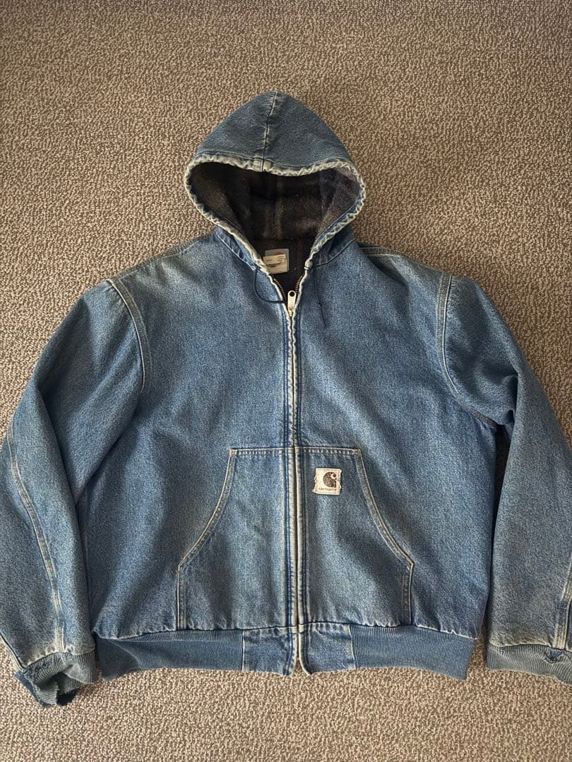 Carhartt カーハート デニム アクティブジャケット carhartt - カーハート M デニム アクティブジャケットの通販 by SOUTH