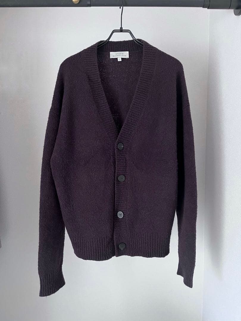 スタジオニコルソン WASHED WOOL POLY CARDIGAN L Lambswool Cardigan | UNIQLO US
