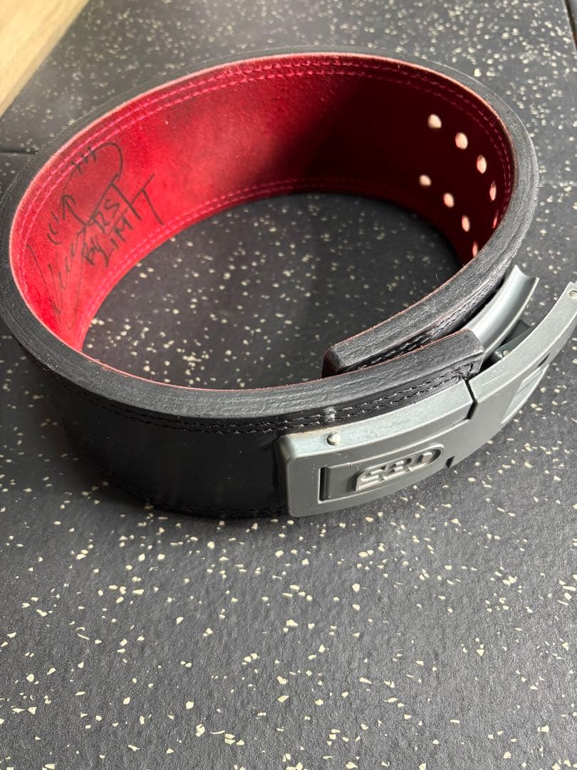 SBD パワーリフティングベルト 黒/赤　Sサイズ SBDパワーリフティングベルト13mm Sサイズ リニューアル前モデル
