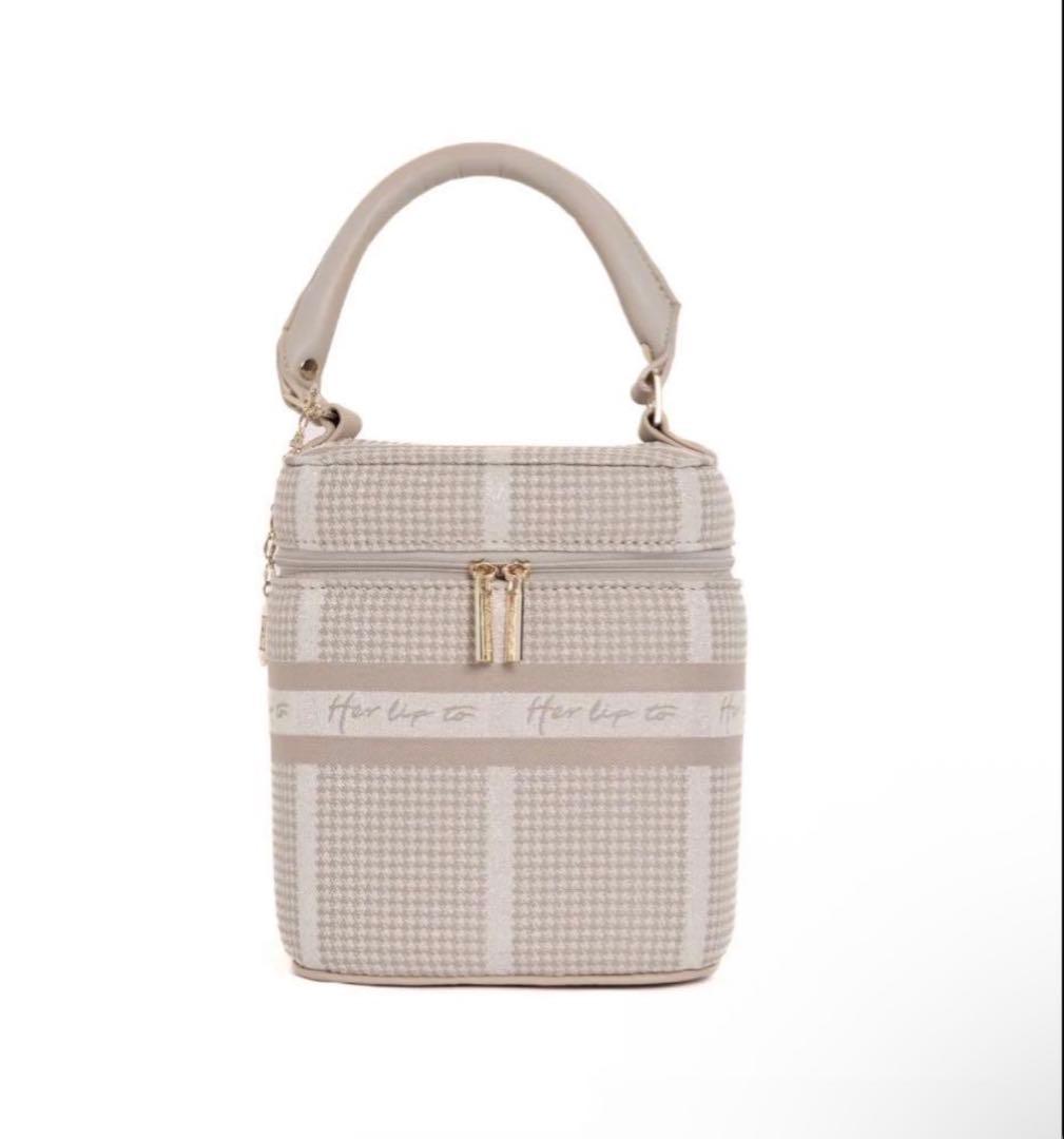 her lip to バニティバッグ Jacquard Vanity Bag Her lip to - Herlipto Jacquard Vanity Bag バニティバッグの通販 by