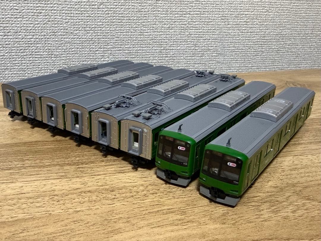 KATO 10-1456 東急5000系青ガエルラッピング編成 8両 現行塗装 N) 10-1456 東急電鉄 東横線5000系 『青ガエル』ラッピング編成 (8両