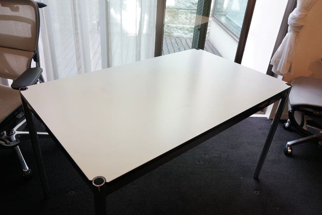 USMハラーテーブル（L/D/H: 1250/600/740 mm） USM USM Haller Table / ユーエスエム USMハラーテーブル パールグレー