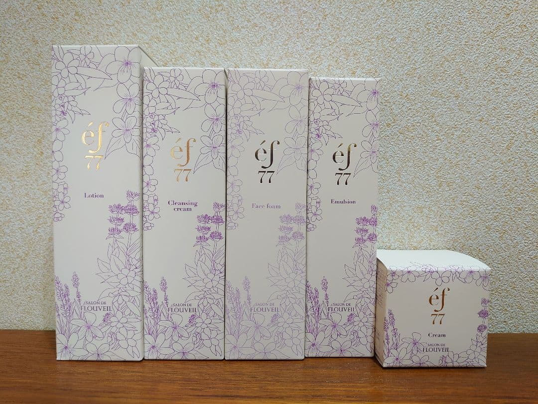 efエフ77*スキンケア5点セット*化粧水 乳液 クリーム他 フルベール化粧品 フルベール化粧品 サロンドフルベール エフ77 ローション 150ml