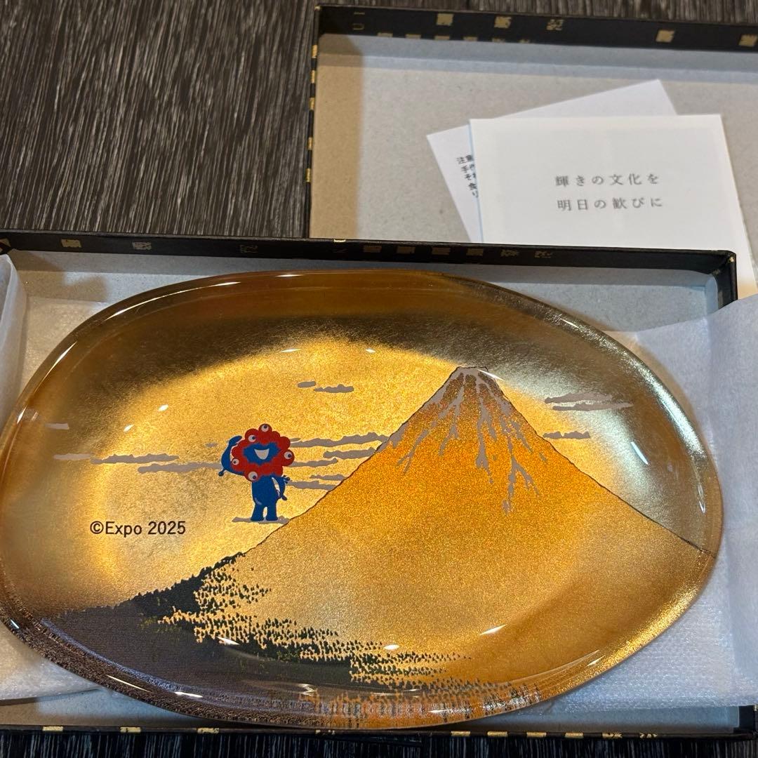 ミャクミャク　ガラストレー　金箔　メーカー　ガラストレー ミャクミャク ガラストレー｜Yahoo!フリマ（旧PayPayフリマ）