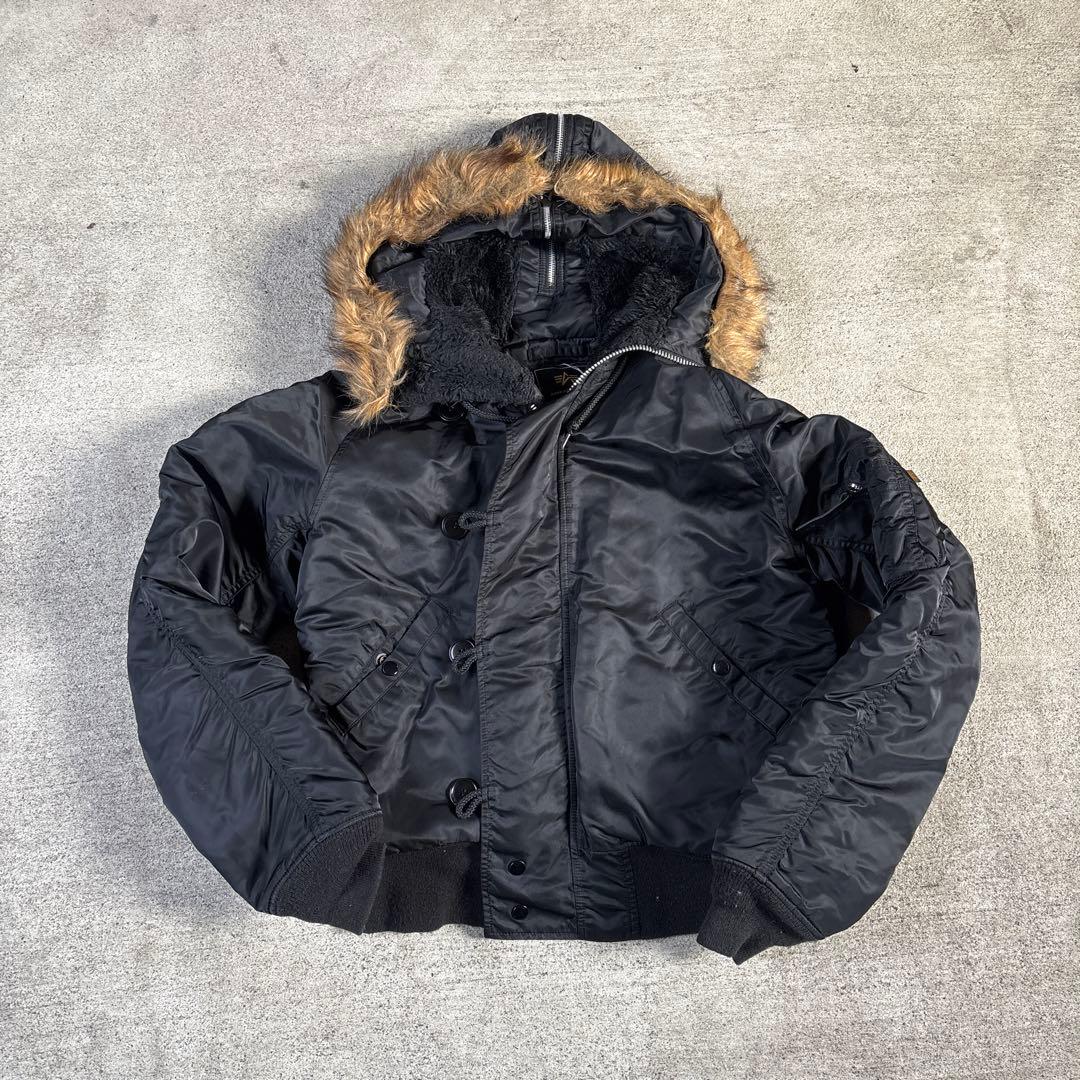 Alpha n2b n-2b ブラック Alpha Industries Men's Black N-2B Parka