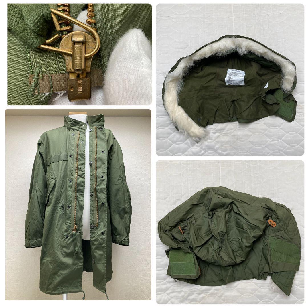 未使用】XS M65 米軍実物 フィッシュテールモッズコート フルセット