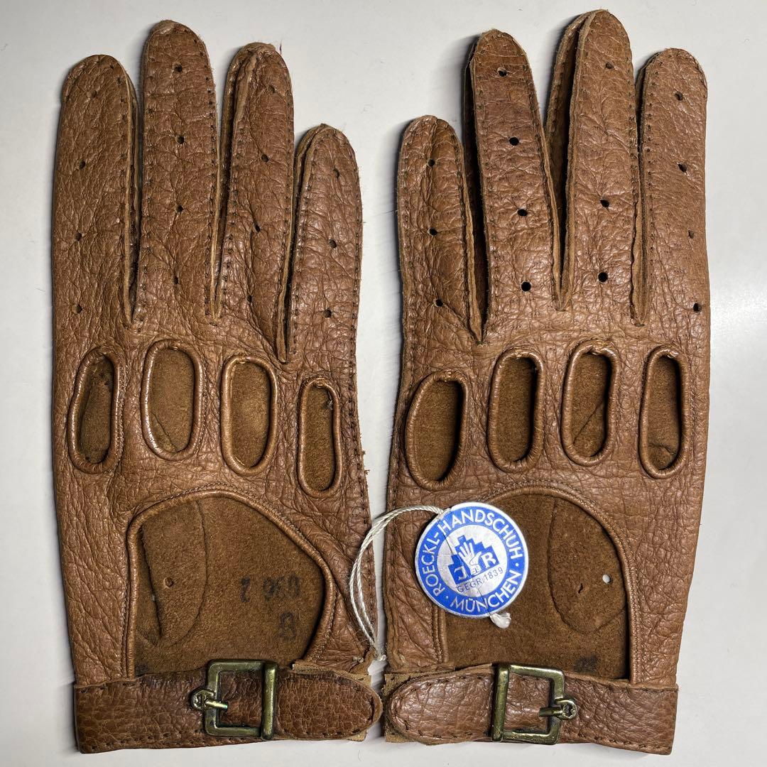 ROECKL ペッカリー革 ドライビング グローブ　一枚革　ブラウン色 干場別注 ペッカリーレザーグローブ ブラウン – MINIMAL WARDROBE