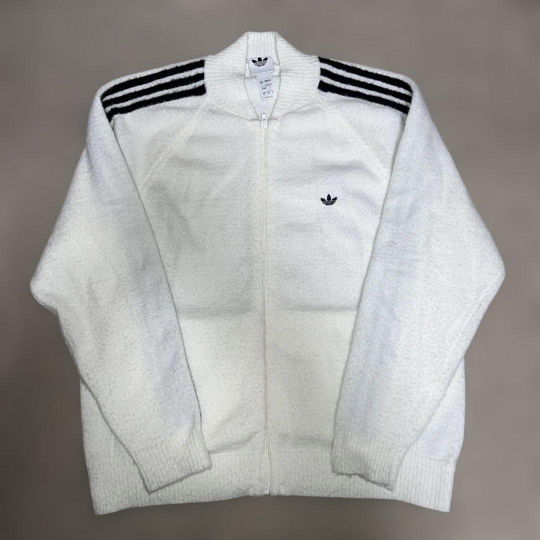 adidas アディダス　トラックトップ ニット / トラックジャケット adidas（アディダス） ジャージ ニット トラックトップ（ジャージ
