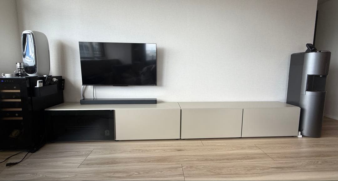 2台セットBoconcept ボーコンセプト Lugano ベースキャビネット Lugano 壁面キャビネット フリップアップ式ドア付き | Wall system