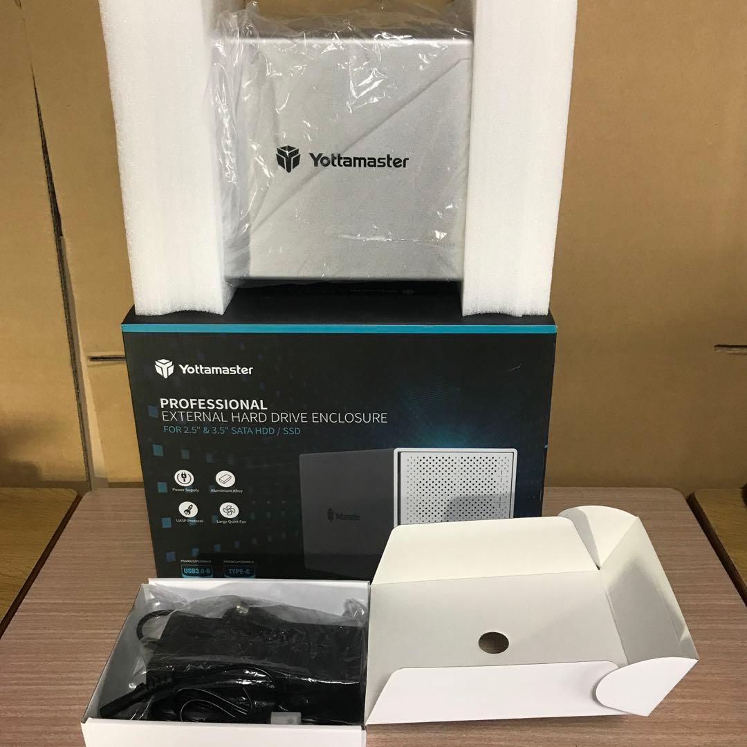 Yottamaster 外付けHDDケース　PS500RC3 5bay ジャンク Amazon.co.jp: Yottamaster (5Bay) HDDケース 3.5インチ Type-C接続