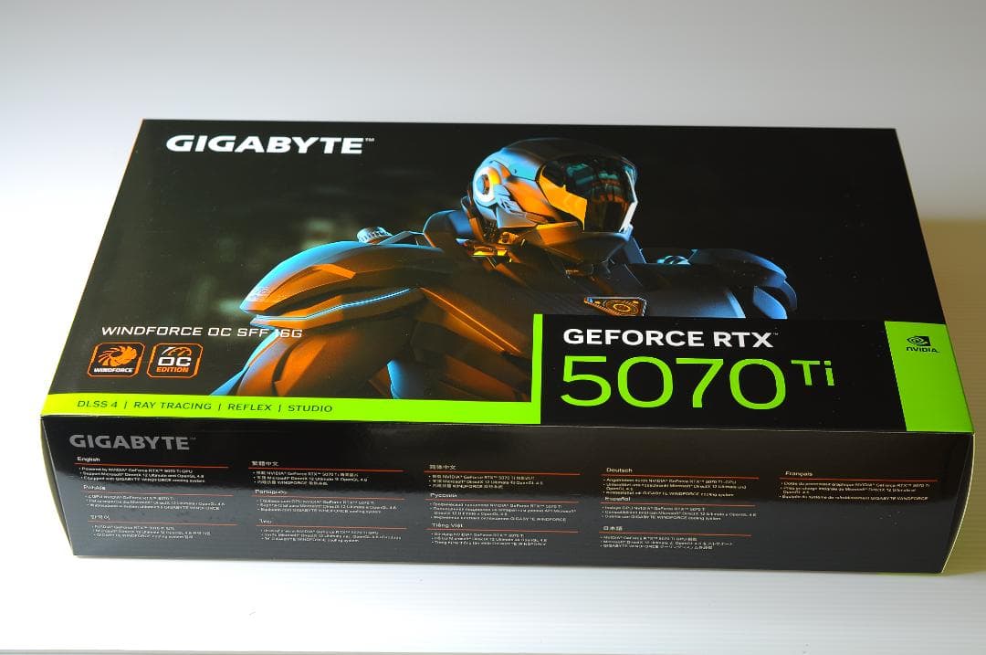 高*み様 【新品未使用】GIGABYTE GEFORCE RTX 5070 Ti GIGABYTE NVIDIA GeForce RTX 5070 Ti GAMING OC 16G GDDR7 PCI
