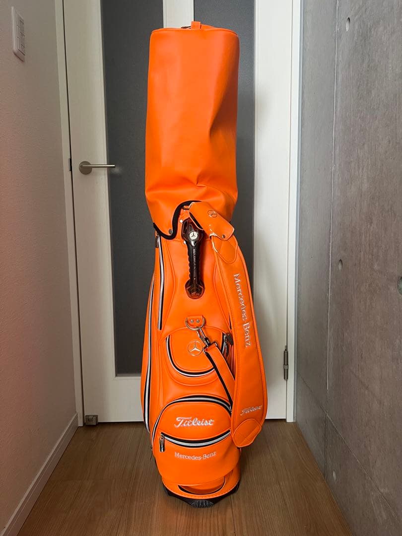 SUKE 　Titleist オレンジ キャディバッグ メルセデス・ベンツ golfmammos_041251720054646