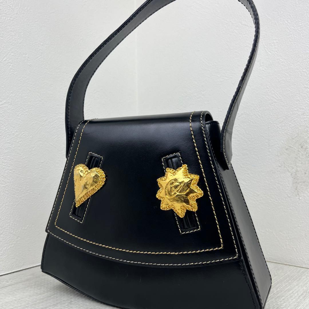 希少✨ Christian Lacroix ハンドバッグ ゴールド金具 レザー 希少✨ Christian Lacroix ハンドバッグ ゴールド金具 レザー - メルカリ