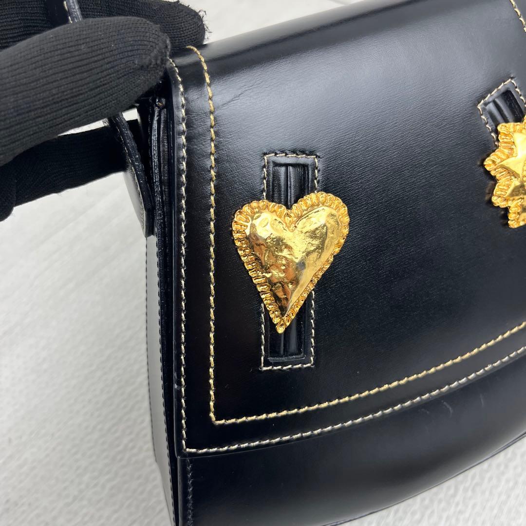 希少✨ Christian Lacroix ハンドバッグ ゴールド金具 レザー - メルカリ