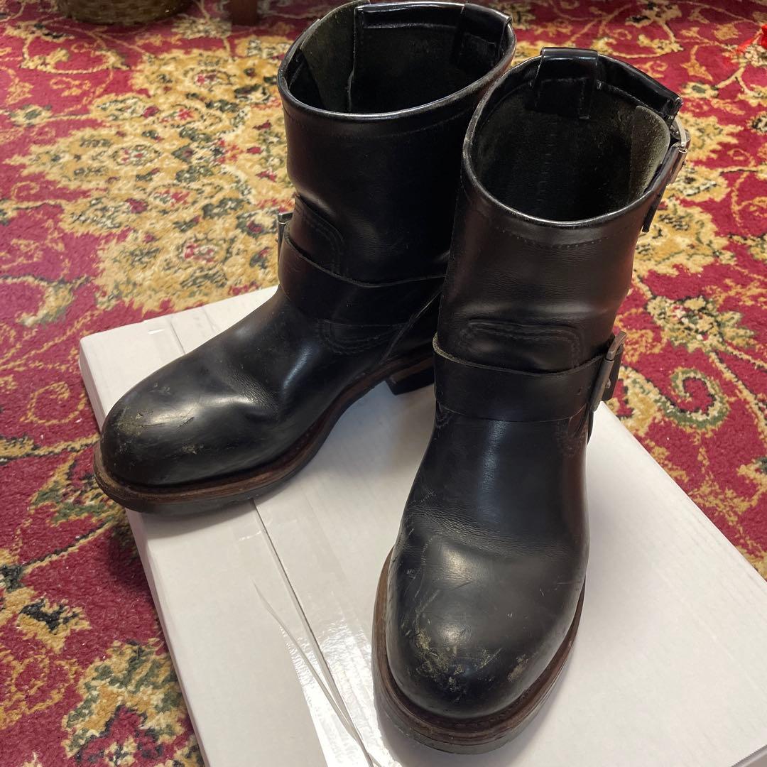 RED WING レッドウィング 2976 エンジニアブーツ USA製 25cm RED WING SHORT ENGINEER 2976(5(23.0cm) BLACK): Red Wing Shoes