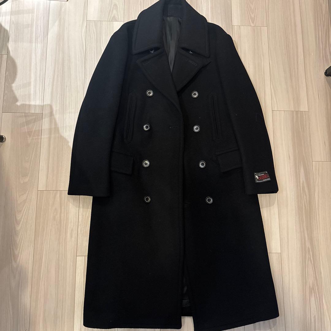 DAIRIKU 黒 ピーコート DAIRIKU - 【25AW】バットマン ドレープ ロング ピー コート / 