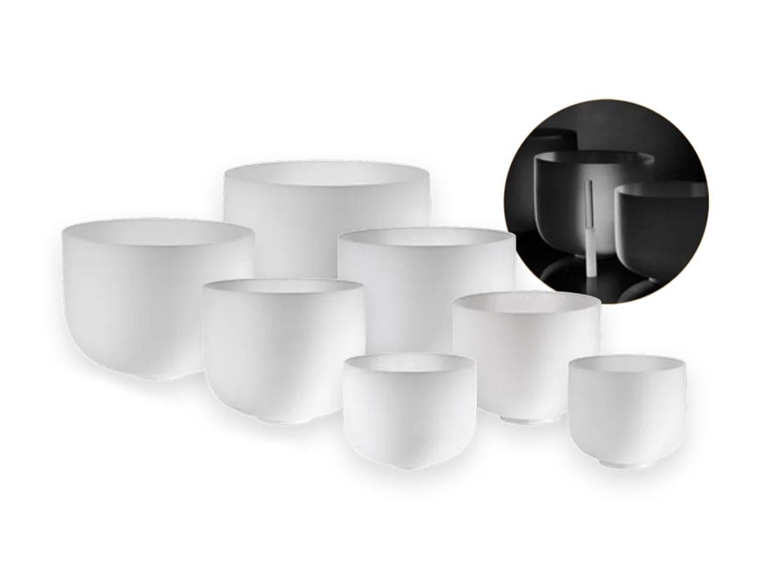 MEINL クリスタル・シンギングボウル 5点 Amazon.com: Meinl Sonic Energy Crystal Singing Bowl 8