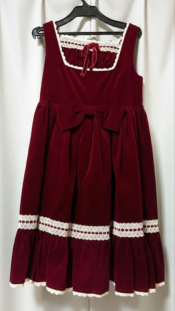 morphose 別珍JSK リボンヘッドドレス　セット Classic Tea House リボンヘッドドレス | metamorphose temps de fille